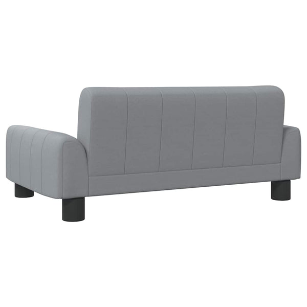 vidaXL Dog Bed Light Grey 70x45x30 cm Fabric