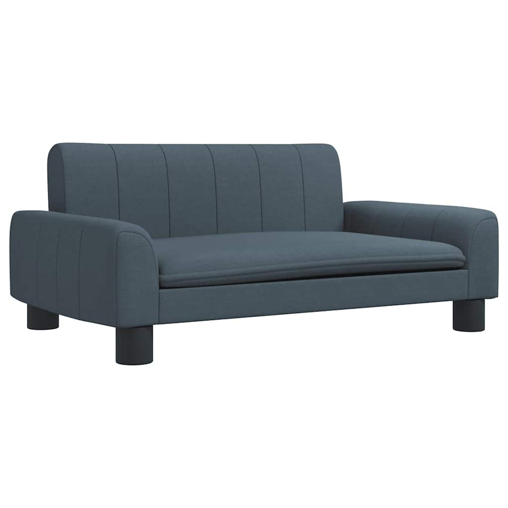 vidaXL Dog Bed Dark Grey 70x45x30 cm Fabric
