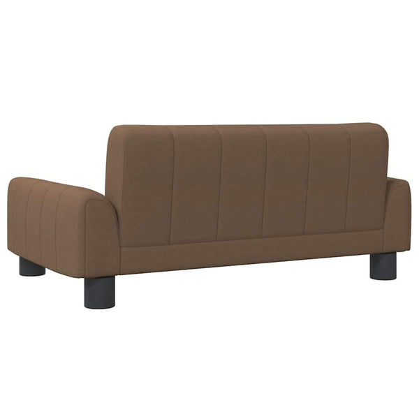 vidaXL Dog Bed Brown 70x45x30 cm Fabric