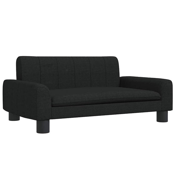 vidaXL Dog Bed Black 70x45x30 cm Fabric