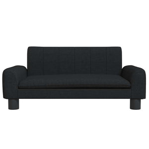 vidaXL Dog Bed Black 70x45x30 cm Fabric