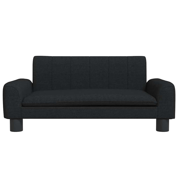 vidaXL Dog Bed Black 70x45x30 cm Fabric