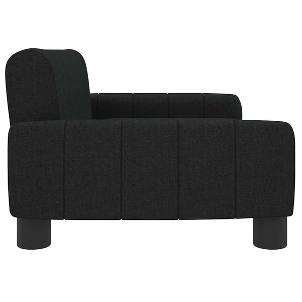 vidaXL Dog Bed Black 70x45x30 cm Fabric