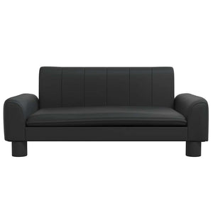 vidaXL Dog Bed Black 70x45x30 cm Faux Leather