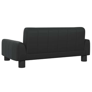 vidaXL Dog Bed Black 70x45x30 cm Faux Leather