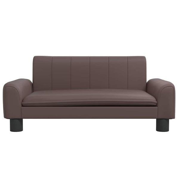 vidaXL Dog Bed Brown 70x45x30 cm Faux Leather