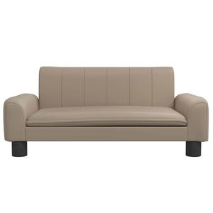 vidaXL Dog Bed Cappuccino Brown 70x45x30 cm Faux Leather