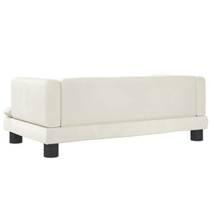 vidaXL Dog Bed Cream 80x45x30 cm Velvet