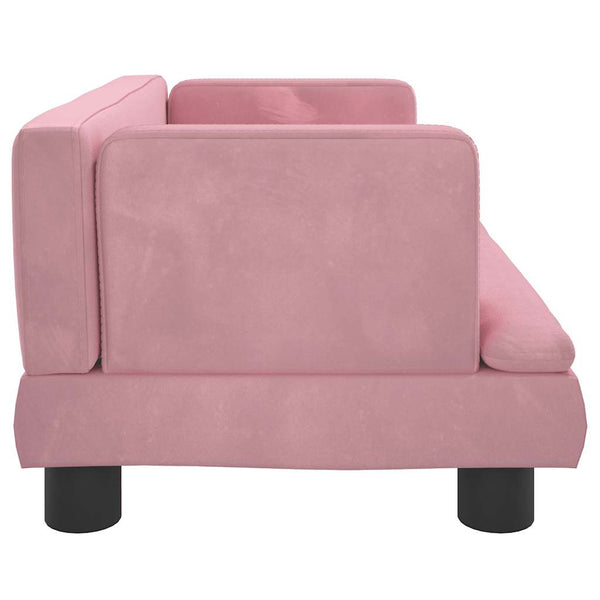 vidaXL Dog Bed Pink 60x40x30 cm Velvet