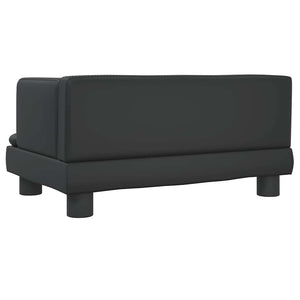 vidaXL Dog Bed Black 60x40x30 cm Artificial Leather