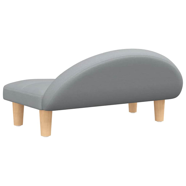 vidaXL Dog Bed Light Grey 70x52x30 cm Fabric