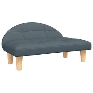 vidaXL Dog Bed Dark Grey 70x52x30 cm Fabric