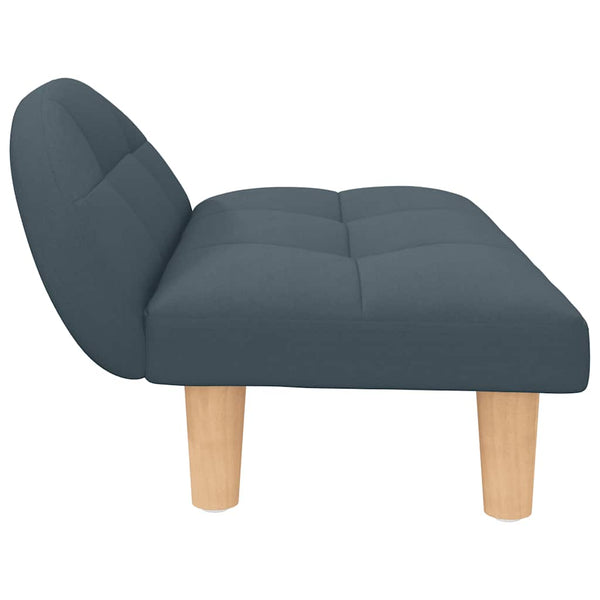 vidaXL Dog Bed Dark Grey 70x52x30 cm Fabric