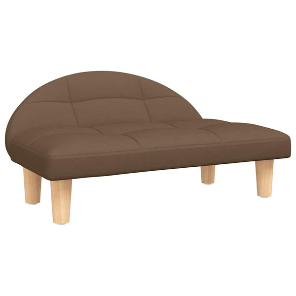 vidaXL Dog Bed Brown 70x52x30 cm Fabric