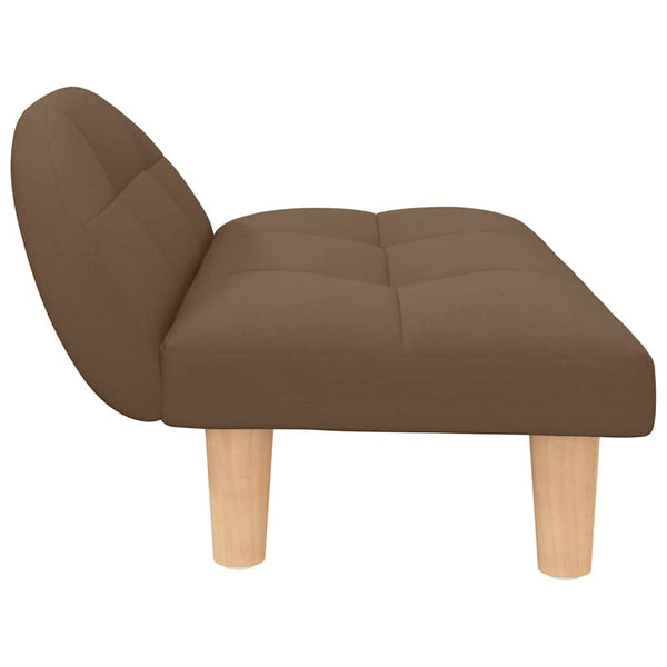 vidaXL Dog Bed Brown 70x52x30 cm Fabric