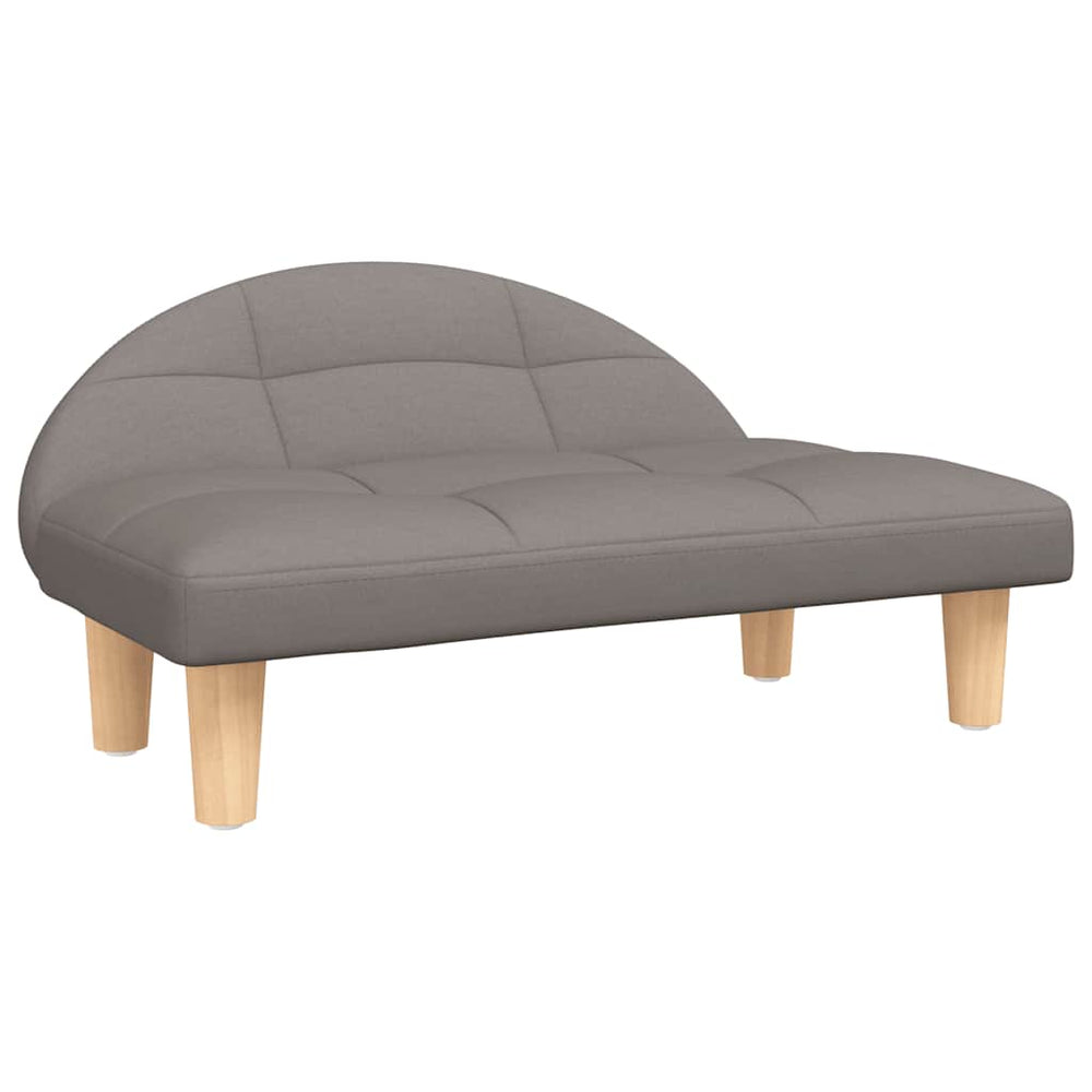 vidaXL Dog Bed Taupe 70x52x30 cm Fabric