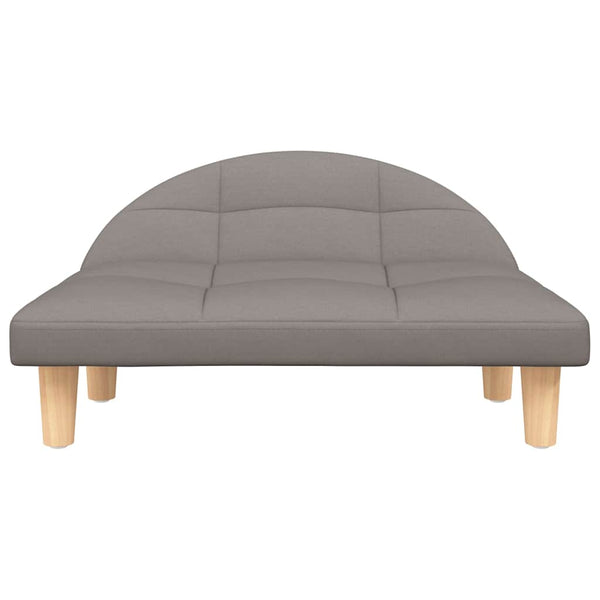 vidaXL Dog Bed Taupe 70x52x30 cm Fabric