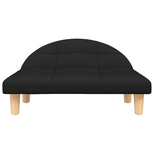 vidaXL Dog Bed Black 70x52x30 cm Fabric