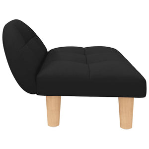 vidaXL Dog Bed Black 70x52x30 cm Fabric