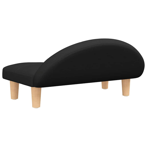 vidaXL Dog Bed Black 70x52x30 cm Fabric