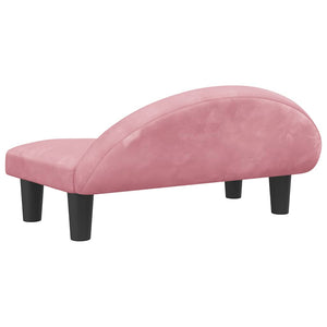 vidaXL Dog Bed Pink 70x52x30 cm Velvet