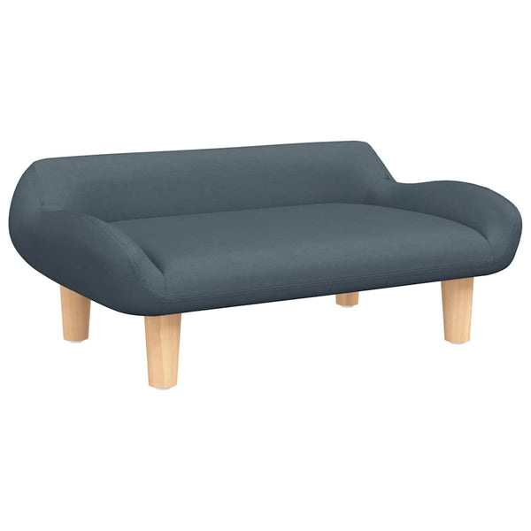 vidaXL Dog Bed Dark Grey 70x40x24 cm Fabric