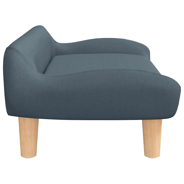 vidaXL Dog Bed Dark Grey 70x40x24 cm Fabric