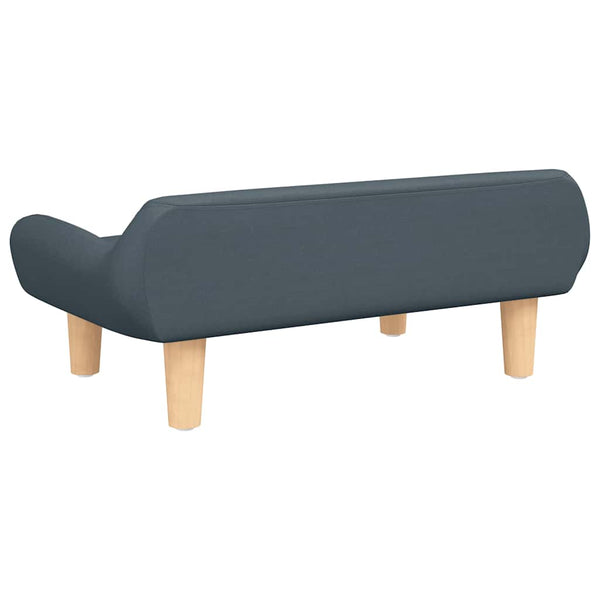 vidaXL Dog Bed Dark Grey 70x40x24 cm Fabric