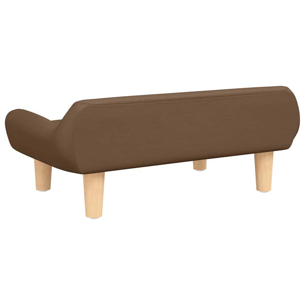 vidaXL Dog Bed Brown 70x40x24 cm Fabric