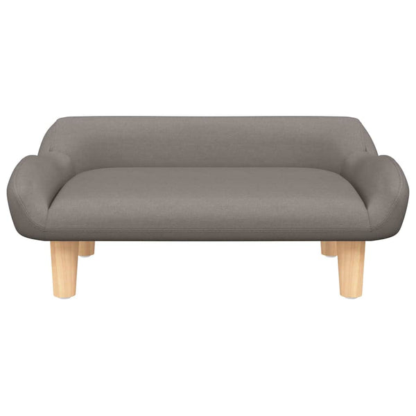 vidaXL Dog Bed Taupe 70x40x24 cm Fabric