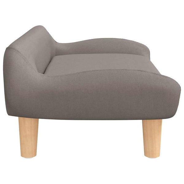 vidaXL Dog Bed Taupe 70x40x24 cm Fabric