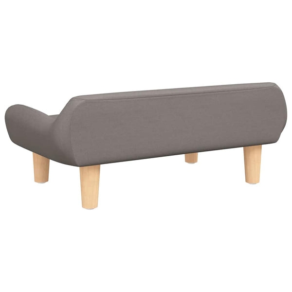 vidaXL Dog Bed Taupe 70x40x24 cm Fabric