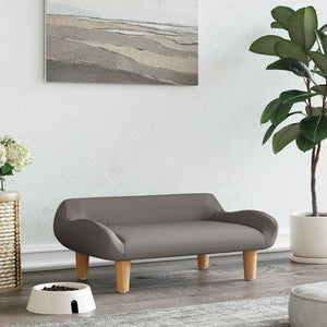 vidaXL Dog Bed Taupe 70x40x24 cm Fabric