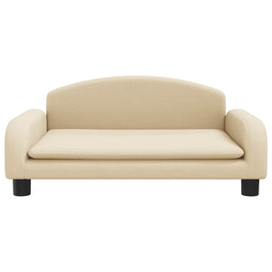 vidaXL Dog Bed Cream 70x45x30 cm Fabric