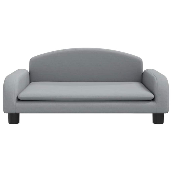 vidaXL Dog Bed Light Grey 70x45x30 cm Fabric