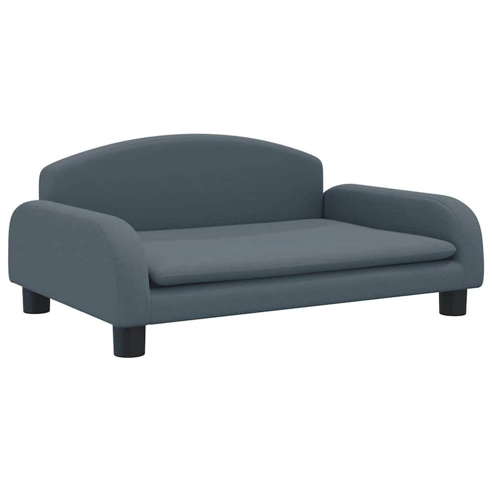 vidaXL Dog Bed Dark Grey 70x45x30 cm Fabric
