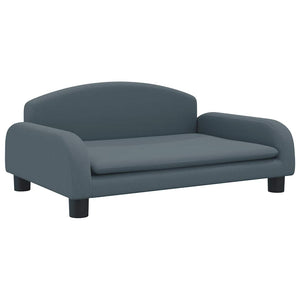 vidaXL Dog Bed Dark Grey 70x45x30 cm Fabric