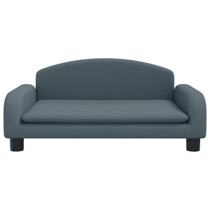 vidaXL Dog Bed Dark Grey 70x45x30 cm Fabric