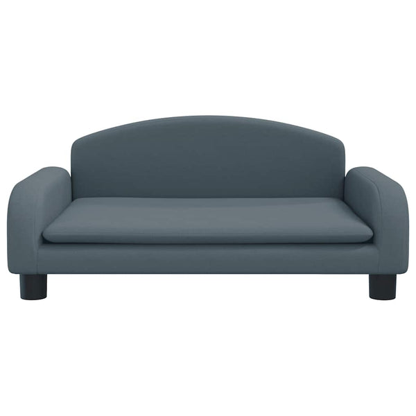 vidaXL Dog Bed Dark Grey 70x45x30 cm Fabric