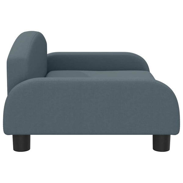vidaXL Dog Bed Dark Grey 70x45x30 cm Fabric