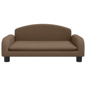 vidaXL Dog Bed Brown 70x45x30 cm Fabric