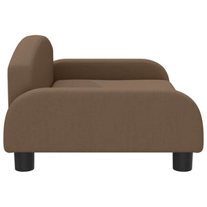vidaXL Dog Bed Brown 70x45x30 cm Fabric