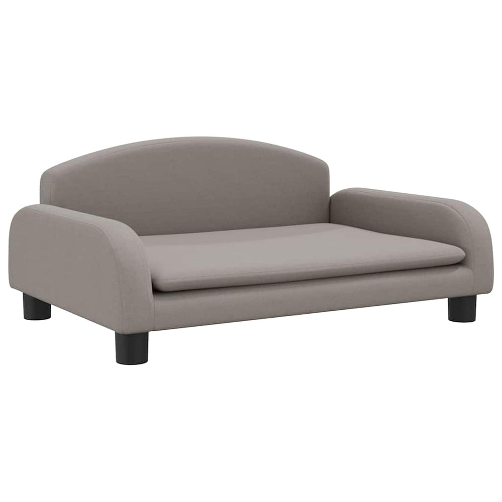vidaXL Dog Bed Taupe 70x45x30 cm Fabric