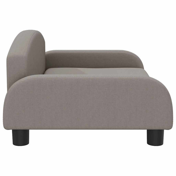 vidaXL Dog Bed Taupe 70x45x30 cm Fabric
