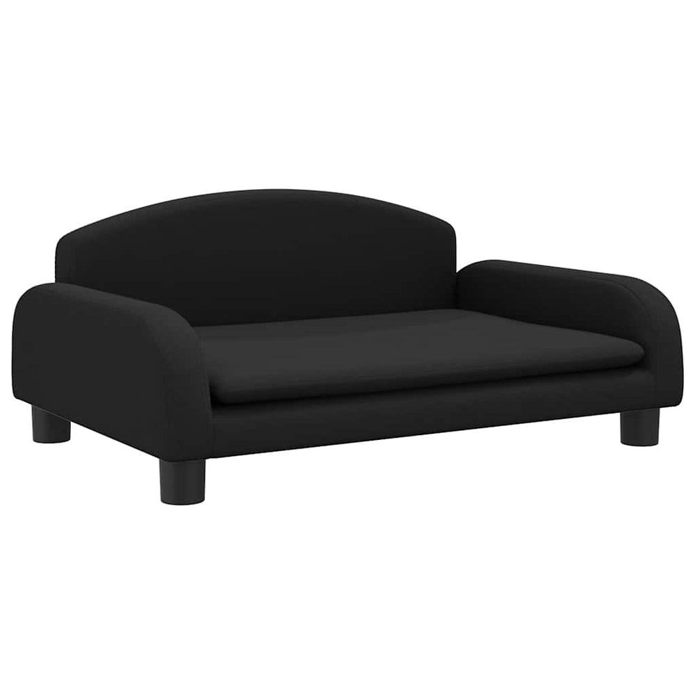 vidaXL Dog Bed Black 70x45x30 cm Fabric