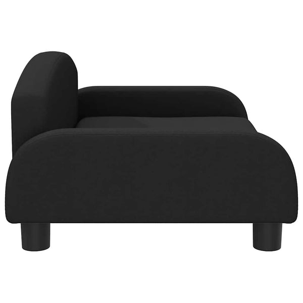 vidaXL Dog Bed Black 70x45x30 cm Fabric