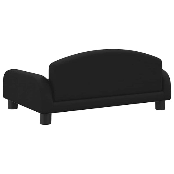 vidaXL Dog Bed Black 70x45x30 cm Fabric