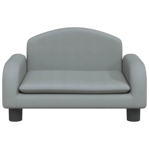 vidaXL Dog Bed Light Grey 50x40x30 cm Fabric