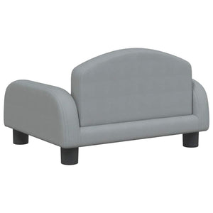 vidaXL Dog Bed Light Grey 50x40x30 cm Fabric