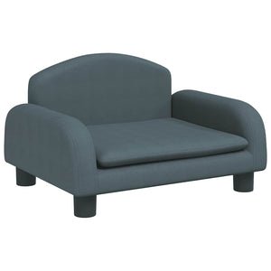 vidaXL Dog Bed Dark Grey 50x40x30 cm Fabric